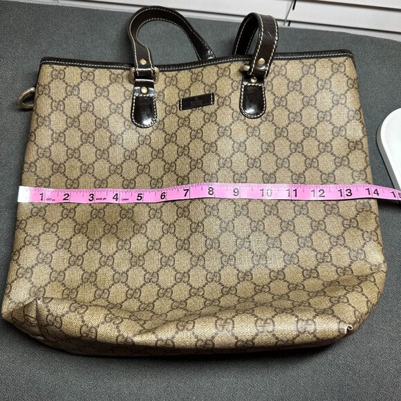 👜 GUCCI TOTE - GG MONOGRAM CANVAS 👜 - Picture 11 of 16
